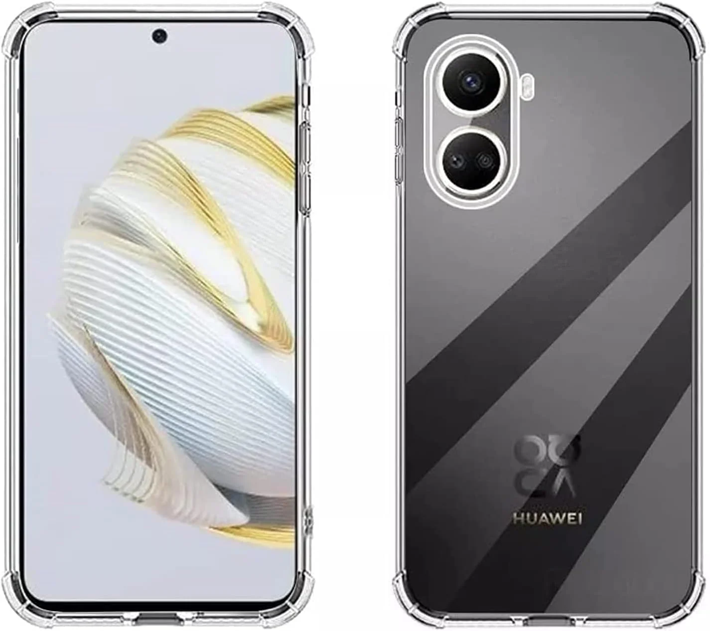 کاور محافظ شفاف هواوی نوا 10 SE، ساخته شده از TPU نرم، سیلیکونی و شفاف با قابلیت جذب ضربه و گوشه‌های تقویت شده برای هواوی نوا 10 SE