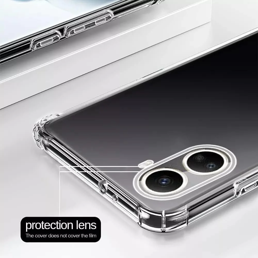کاور محافظ شفاف هواوی نوا 10 SE، ساخته شده از TPU نرم، سیلیکونی و شفاف با قابلیت جذب ضربه و گوشه‌های تقویت شده برای هواوی نوا 10 SE