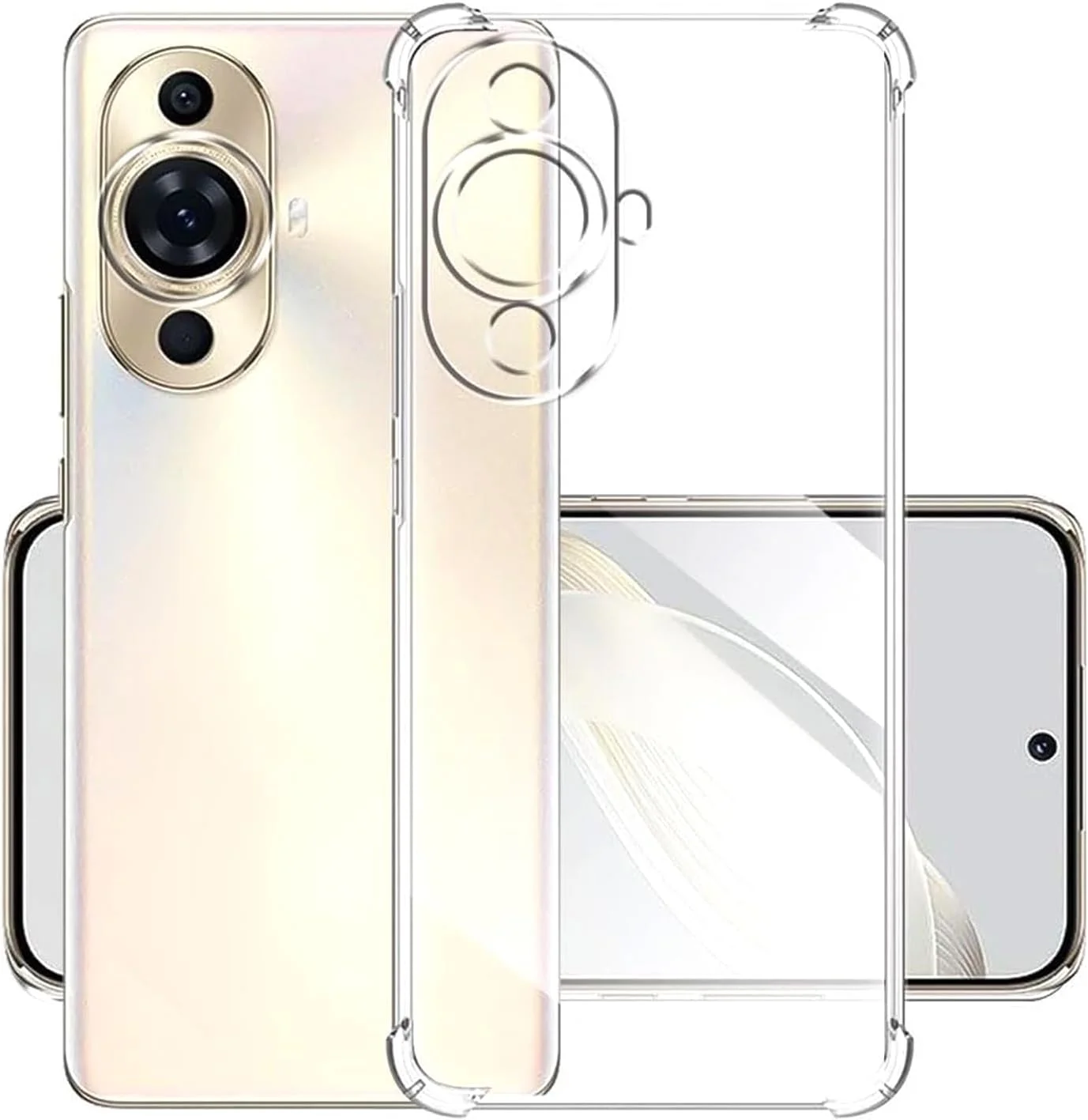 قاب گوشی شفاف برای هوآوی نوا 11 پرو، کاور محافظ نرم (نوا 11 پرو 6.78 اینچ)