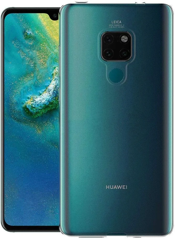 کاور محافظ ژله ای نرم گوشی هواوی میت 20 (6.53 اینچ) با بامپر TPU و پشت شفاف