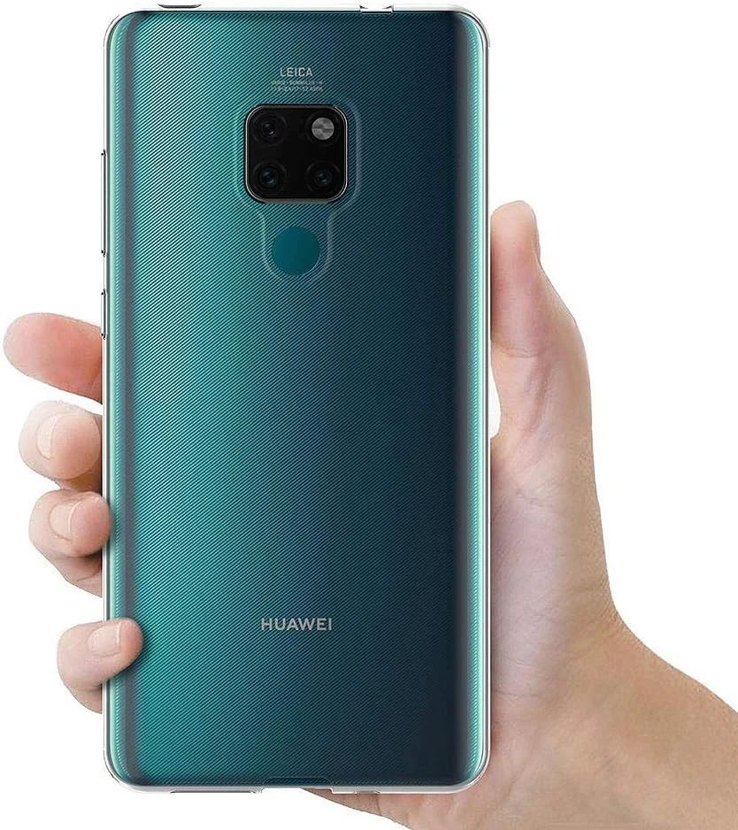 کاور محافظ ژله ای نرم گوشی هواوی میت 20 (6.53 اینچ) با بامپر TPU و پشت شفاف