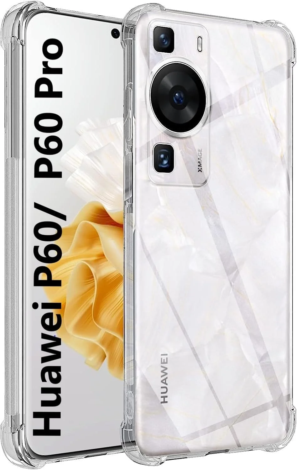 کاور محافظ گوشی هواوی P60/ Huawei P60 Pro، فوق العاده باریک، کریستالی، ضد خش، بامپر انعطاف پذیر TPU نرم، ضد ضربه، گوشه های تقویت شده، قاب شفاف گوشی برای هواوی P60/P60 Pro - شفاف کاور محافظ گوشی هواوی P60/ Huawei P60 Pro، فوق العاده باریک، کریستالی، ضد خش، بامپر انعطاف پذیر TPU نرم، ضد ضربه، گوشه های تقویت شده، قاب شفاف گوشی برای هواوی P60/P60 Pro - شفاف