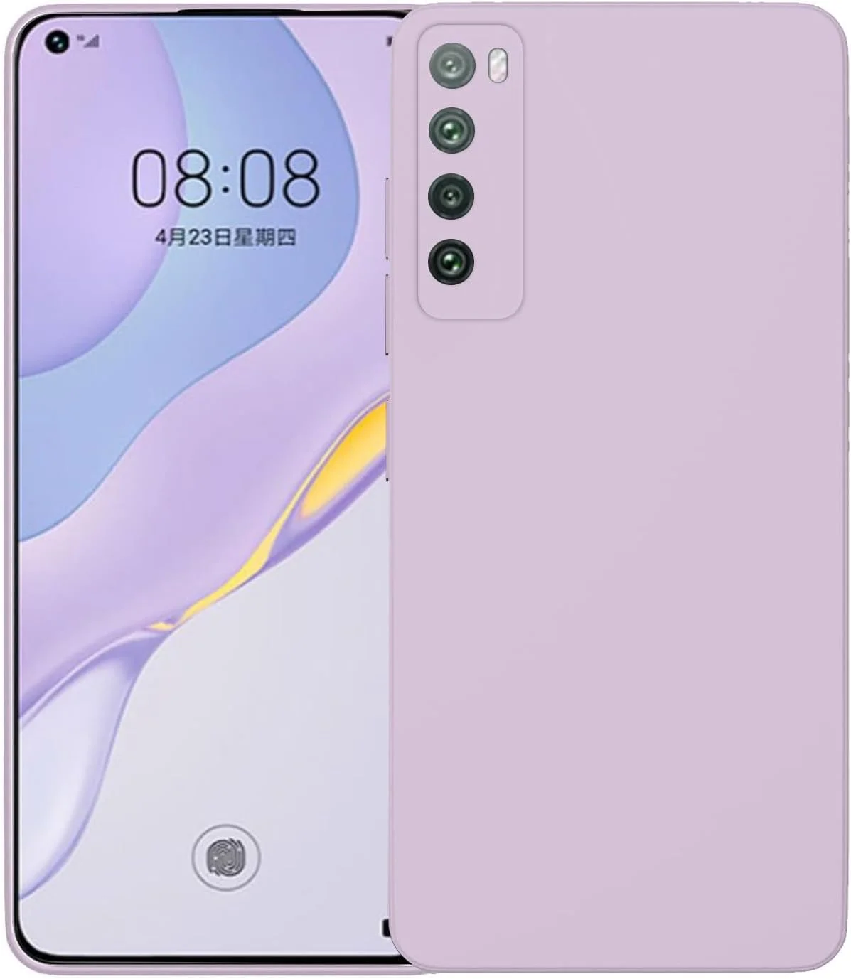 قاب گوشی سازگار با هوآوی نوا 7 5G، کاور محافظ نرم (بنفش روشن، نوا 7 5G 6.53 اینچ) قاب گوشی سازگار با هوآوی نوا 7 5G، کاور محافظ نرم (بنفش روشن، نوا 7 5G 6.53 اینچ)