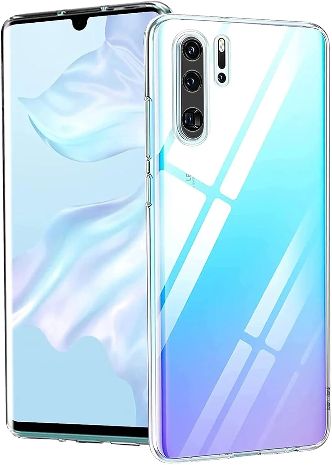 کاور محافظ شفاف گوشی CooLoly برای Huawei P30 Pro، قاب پشتی محافظ شفاف برای P30 Pro (6.47 اینچ)