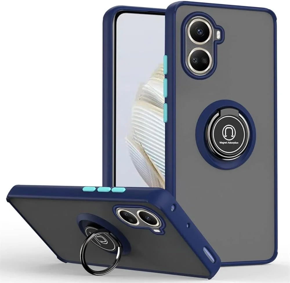 کاور محافظ سیلیکونی انعطاف پذیر Muzz برای گوشی هوآوی نوا 10 SE، محافظ دوربین، نازک، نیمه شفاف، ضد ضربه، با پوشش مات و حلقه مغناطیسی چرخان 360 درجه مناسب برای هولدر ماشین، مخصوص نوا 10 SE (آبی) کاور محافظ سیلیکونی انعطاف پذیر Muzz برای گوشی هوآوی نوا 10 SE، محافظ دوربین، نازک، نیمه شفاف، ضد ضربه، با پوشش مات و حلقه مغناطیسی چرخان 360 درجه مناسب برای هولدر ماشین، مخصوص نوا 10 SE (آبی)