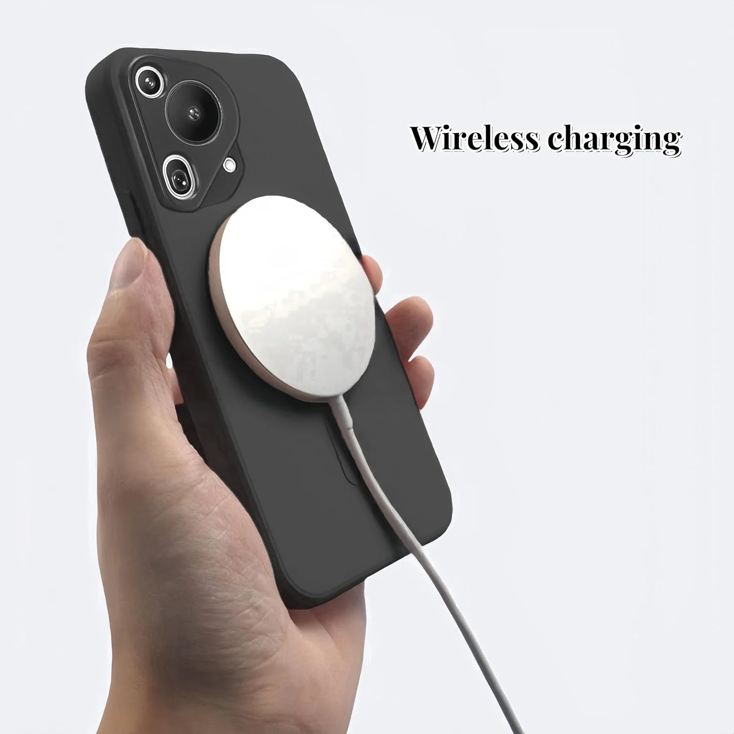 قاب محافظ مغناطیسی سیلیکونی مایع با طراحی رنگ ثابت، سازگار با هوآوی Pura 70 Ultra قاب محافظ مغناطیسی سیلیکونی مایع با طراحی رنگ ثابت، سازگار با هوآوی Pura 70 Ultra