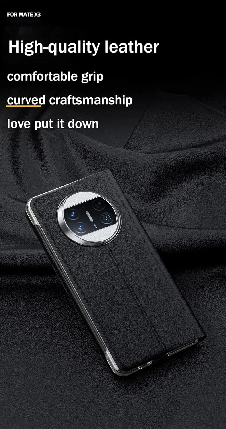کاور گوشی هواوی میت X3 مدل OIATROE، کاور تاشو فوق العاده باریک، کاور هوشمند پنجره دار برای هواوی میت X3 - مشکی کاور گوشی هواوی میت X3 مدل OIATROE، کاور تاشو فوق العاده باریک، کاور هوشمند پنجره دار برای هواوی میت X3 - مشکی