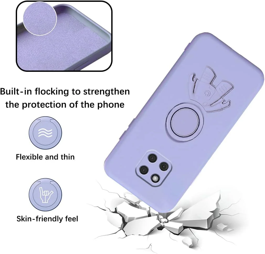 کاور محافظ گوشی هواوی میت 20 پرو با طرح فضانورد خلاقانه و پایه نگهدارنده انگشتی، سبز، مناسب برای قاب گوشی هواوی میت 20 پرو با حلقه استند، سیلیکونی، ضد ضربه، TPU نرم، پوشش باریک محافظ (بنفش) کاور محافظ گوشی هواوی میت 20 پرو با طرح فضانورد خلاقانه و پایه نگهدارنده انگشتی، سبز، مناسب برای قاب گوشی هواوی میت 20 پرو با حلقه استند، سیلیکونی، ضد ضربه، TPU نرم، پوشش باریک محافظ (بنفش)