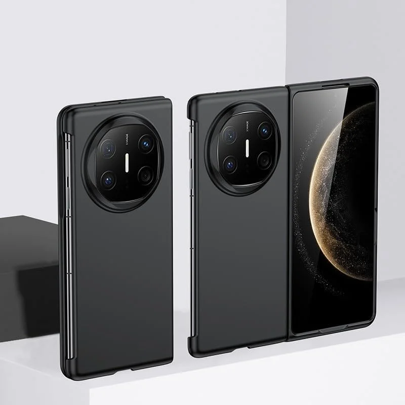 کاور سیلیکونی Zuooiec برای HUAWEI Mate X6 (2025)، محافظت از لولا، با حس پوست، PC سخت، ضد اثر انگشت، ضد خش، ضد افتادن (مشکی)