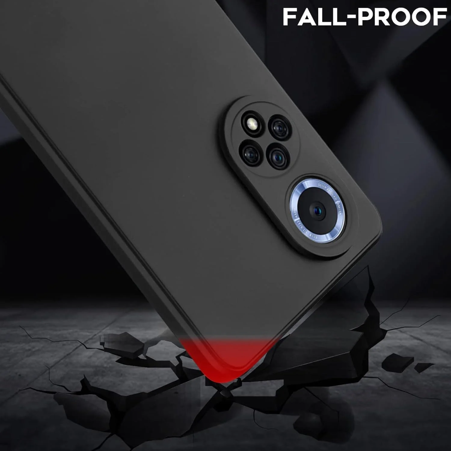 کاور سیلیکونی محافظ گوشی Maykela سازگار با هوآوی نوا 9، نازک با محافظت از دوربین، داخلی نرم، باریک و انعطاف پذیر (برای هوآوی نوا 9 - مشکی)