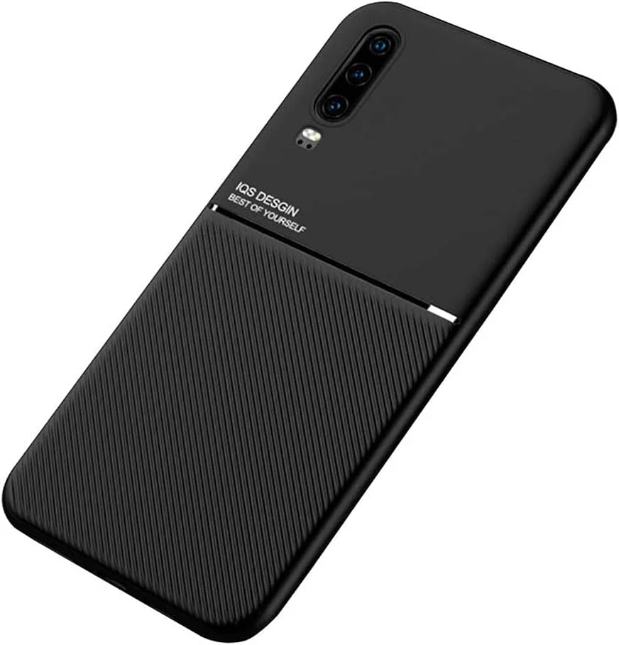 کاور محافظ گوشی هواوی P30 مدل Kepuch Mowen - بامپر با صفحه فلزی داخلی - مشکی