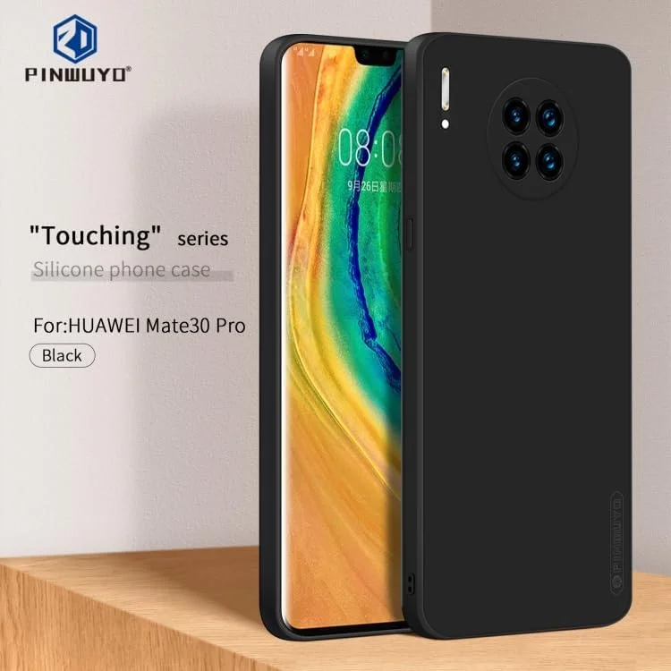 کاور مشکی باریک و نرم TPU برای گوشی Huawei Mate 30 Pro مدل Emodil
