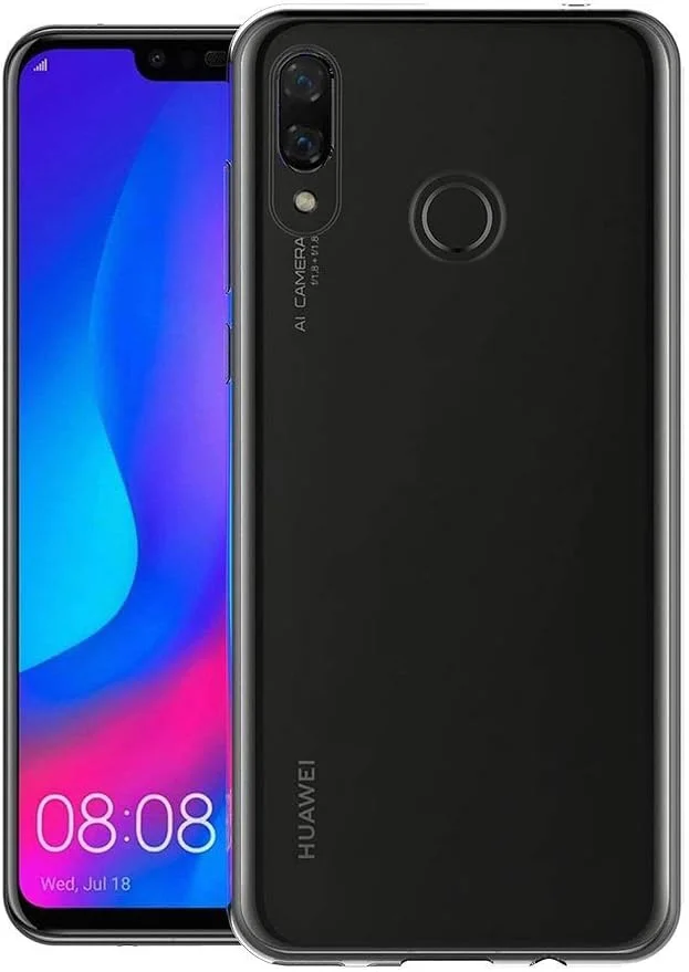 قاب مای‌جین برای هوآوی پی اسمارت پلاس/نوا 3i (6.3 اینچ)، ژله‌ای نرم از جنس TPU با روکش پشتی شفاف