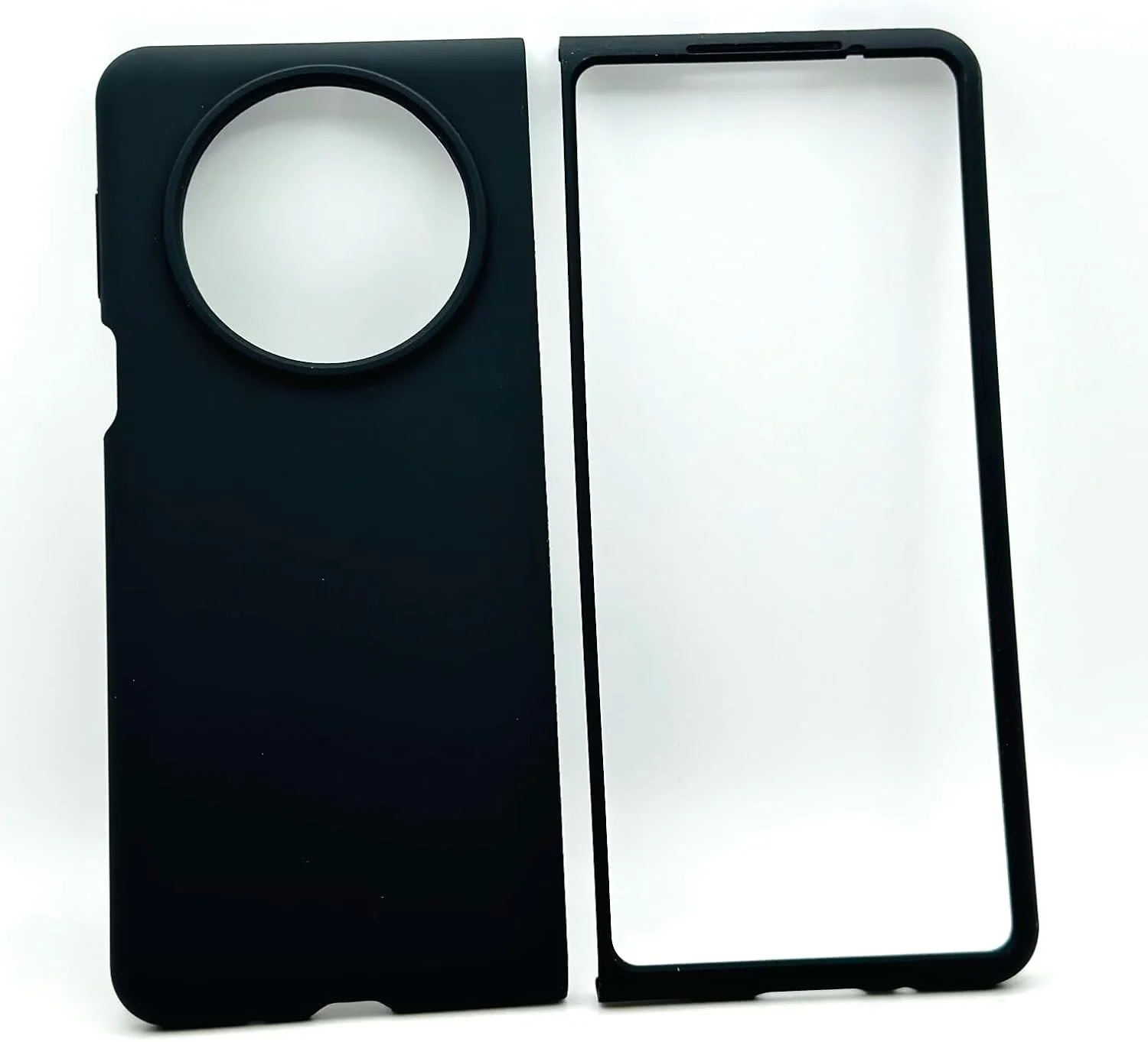 کاور سیلیکونی مایع Muzz برای هوآوی میت X3، کاور باریک برای بانوان، کاور محافظ ضد خش و ضد ضربه ژله ای نرم و فوق العاده نازک با لمس ابریشمی برای هوآوی میت X3 2023 (مشکی)