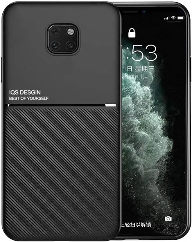 قاب Kepuch Mowen برای هوآوی میت 20 پرو - کاور بامپر با صفحه فلزی داخلی برای هوآوی میت 20 پرو - مشکی