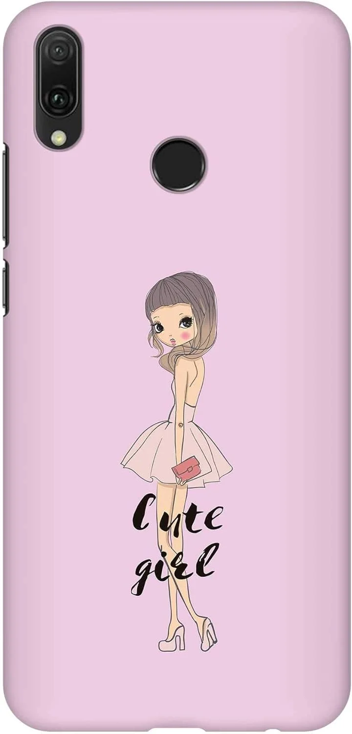قاب محافظ گوشی هواوی Y9 2019 مدل Slim Snap Basic Series طرح Coy Cute Girl