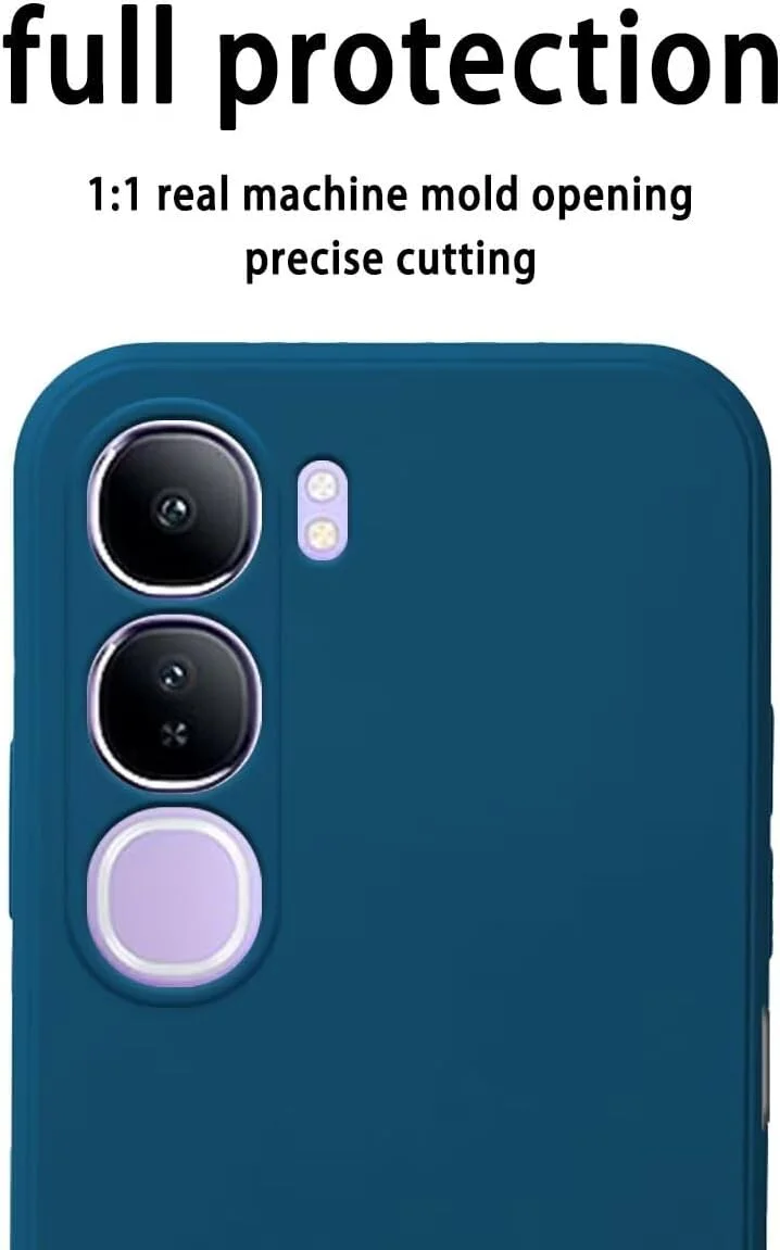 قاب سیلیکونی رنگارنگ HULLIN، مناسب برای آنر 50 / هواوی نوا 9 (6.52 اینچ) - بنفش چمنی