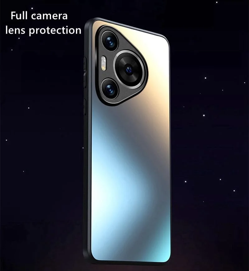 قاب گوشی هواوی Pura 70 Ultra - کاور محافظ ضد ضربه باریک و مات AG، رنگ ثابت بازتابنده پیشرفته، قاب گوشی ممتاز نازک و سبک (مشکی)