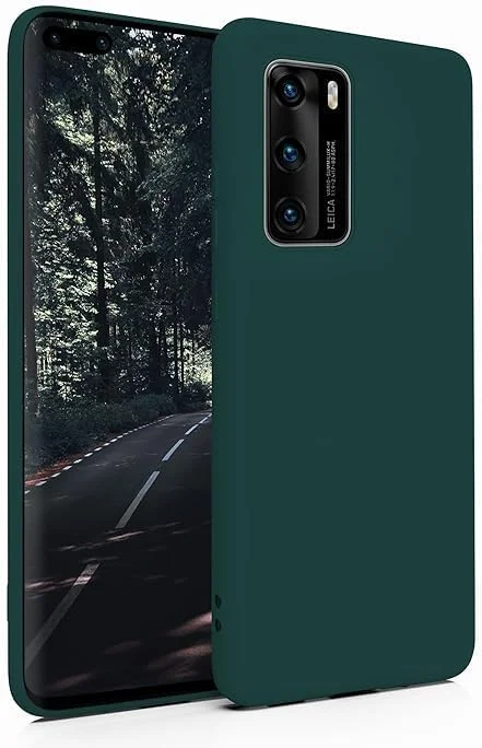 قاب محافظ گوشی هوآوی P40 Pro مدل EMODIL، سبز، باریک، پوشش پشتی نرم TPU، پوشش سیلیکونی انعطاف پذیر مات برای هوآوی P40 Pro (سبز)