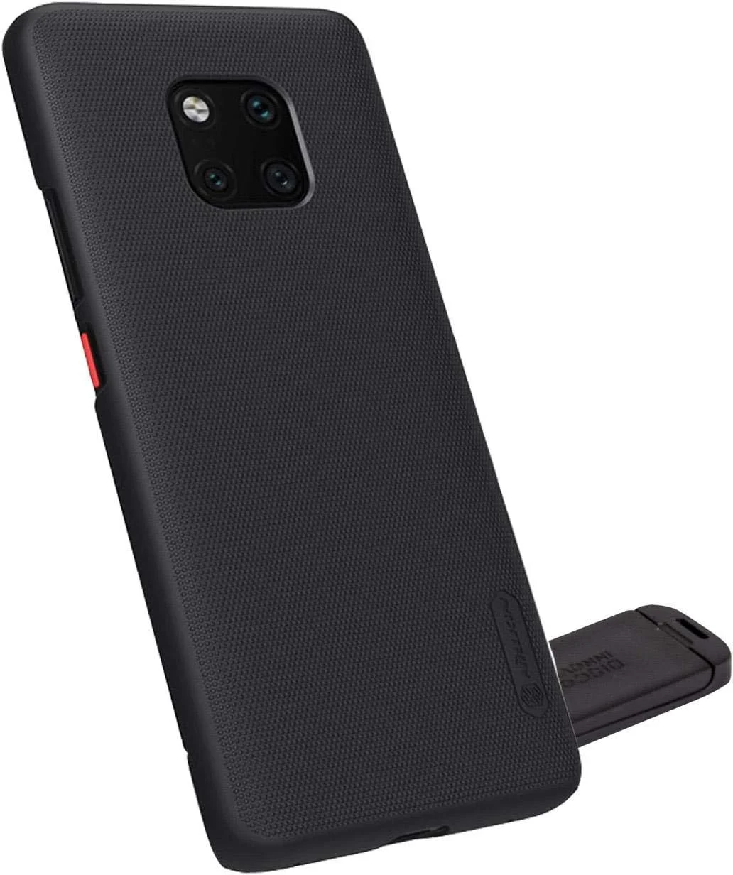 قاب محافظ سخت Nillkin Super Frosted Shield ضد اثر انگشت به همراه پایه نگهدارنده گوشی برای Huawei Mate 20 Pro - مشکی قاب محافظ سخت Nillkin Super Frosted Shield ضد اثر انگشت به همراه پایه نگهدارنده گوشی برای Huawei Mate 20 Pro - مشکی