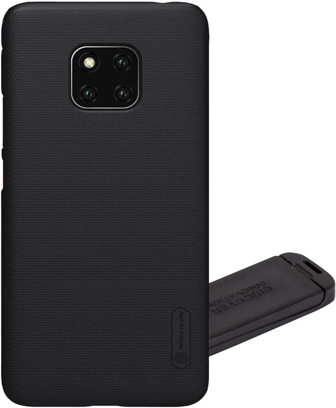 قاب محافظ سخت Nillkin Super Frosted Shield ضد اثر انگشت به همراه پایه نگهدارنده گوشی برای Huawei Mate 20 Pro - مشکی قاب محافظ سخت Nillkin Super Frosted Shield ضد اثر انگشت به همراه پایه نگهدارنده گوشی برای Huawei Mate 20 Pro - مشکی