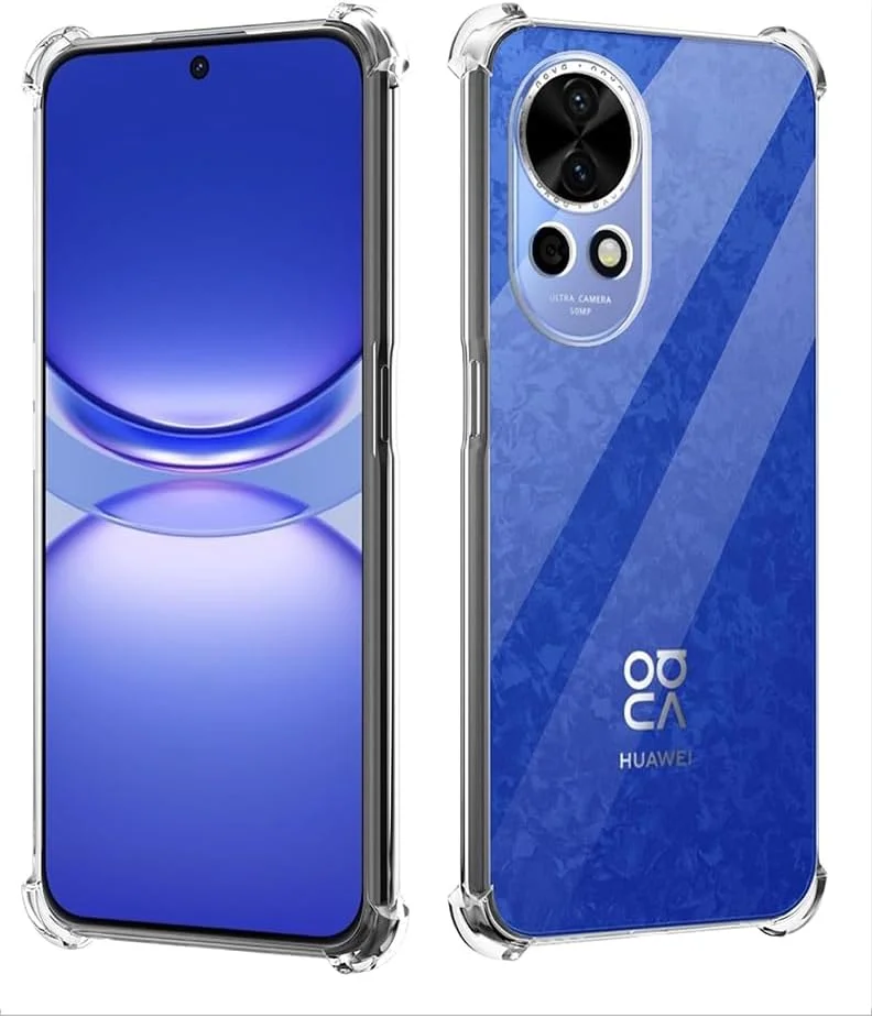 کاور شفاف هوآوی نوا 13، کاور گوشی موبایل TPU با قابلیت جذب شوک و گوشه‌های تقویت‌شده، نرم و انعطاف‌پذیر و کاور محافظ شفاف