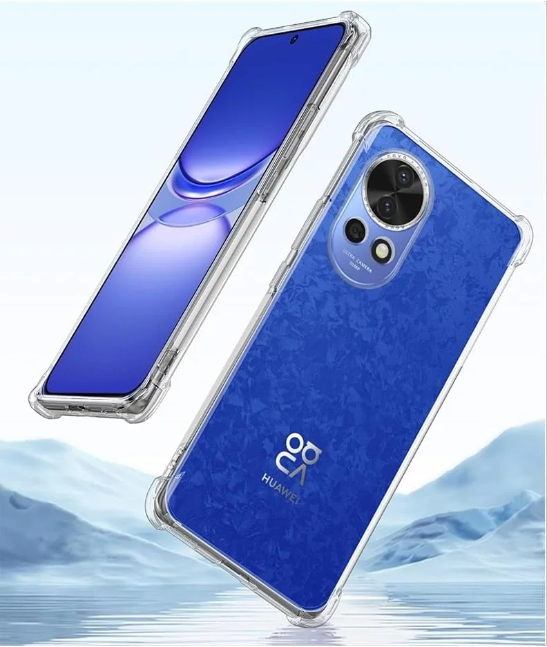 کاور چرمی آهنربایی Gruattreay سازگار با Huawei Pura 80 Pro/Pura 80 Pro Plus به همراه محافظ لنز و پایه تاشو، کاور محافظ ضد ضربه و لرزش (مشکی)