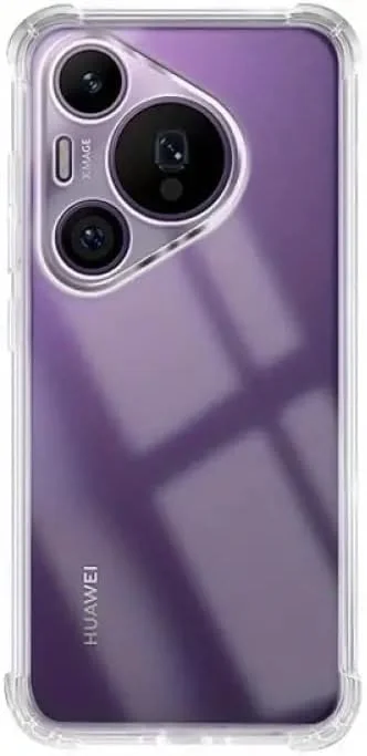 کاور محافظ ضربه گیر گوشی هواوی Pura 70، پشت شفاف ضد خش، سازگار با شارژ بی سیم