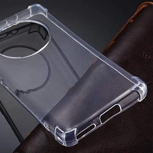 کاور محافظ سیلیکونی نرم و ضد ضربه هواوی میت 40 پرو 5G، فوق العاده نازک، ضد خش، با محافظ گوشه برای هواوی میت 40 پرو 5G (شفاف) - نایس استور