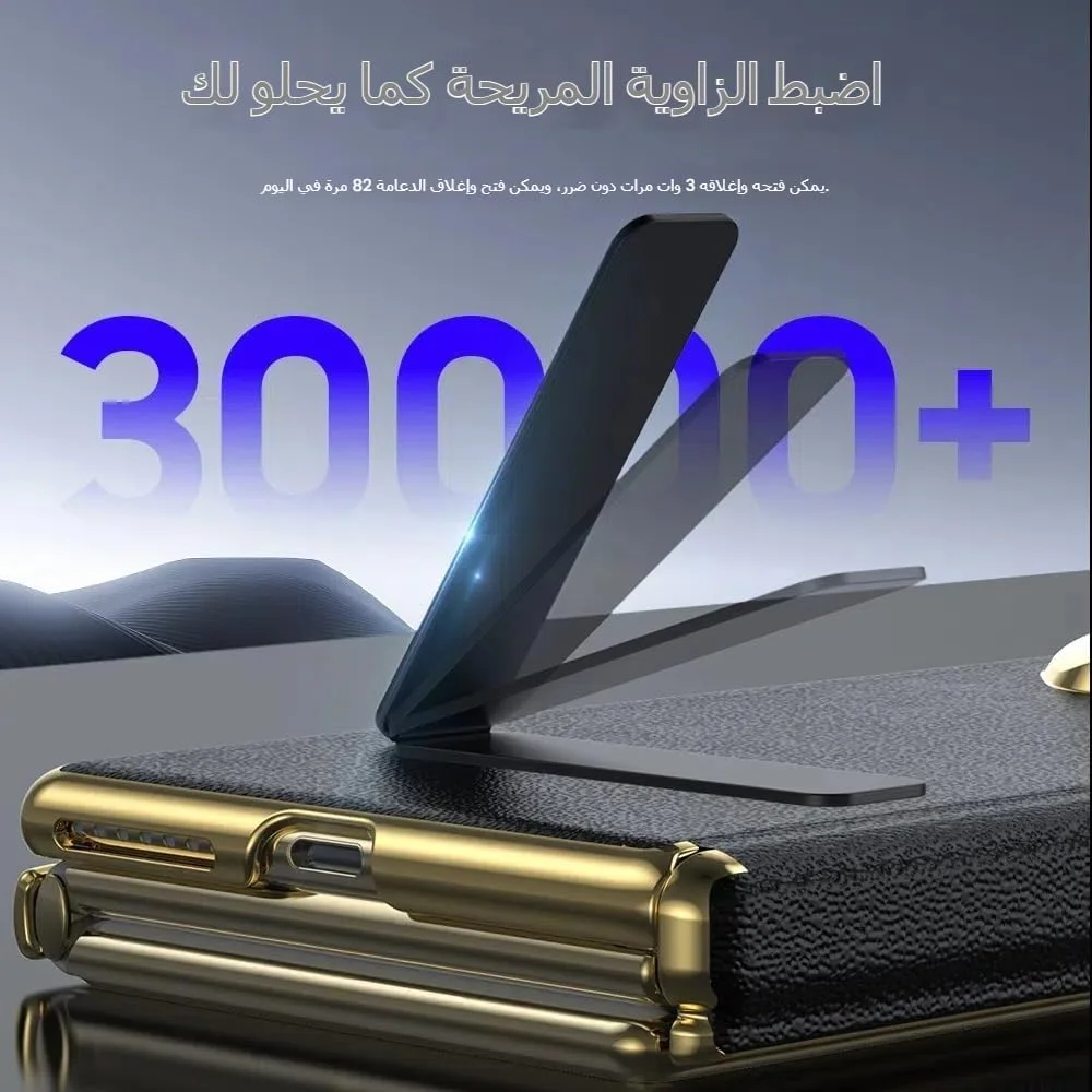 کاور محافظ چرمی چند زاویه ای مناسب برای هوآوی میت XT / میت XT آلتیمیت (2024)، ضد ضربه، ضد اثر انگشت (مشکی)