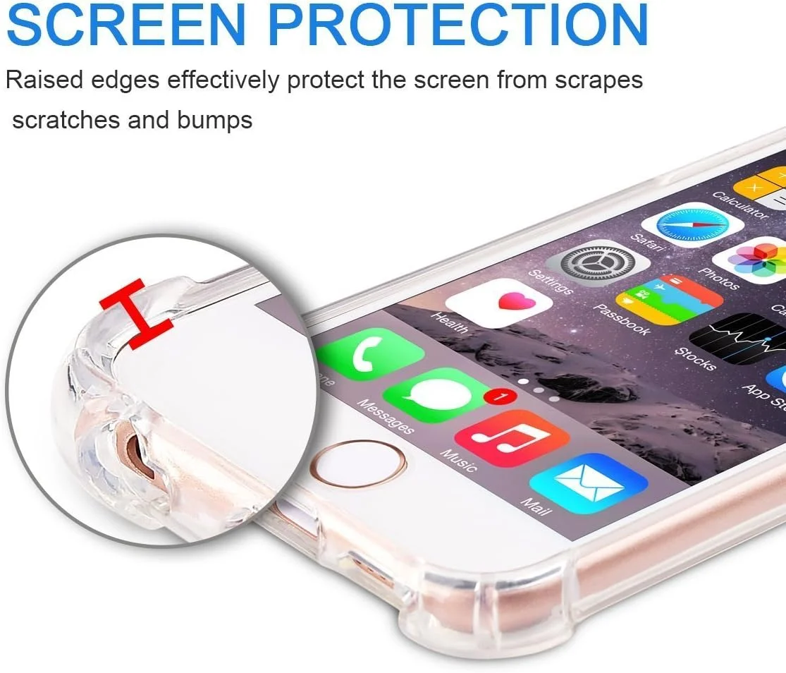 کاور محافظ گوشی هواوی نوا 3i برند آر کی آی ان سی، شفاف با گوشه‌های تقویت‌شده، بامپر TPU نرم و ضربه‌گیر + پوشش پانل سخت و شفاف هایبرید برای هواوی نوا 3i