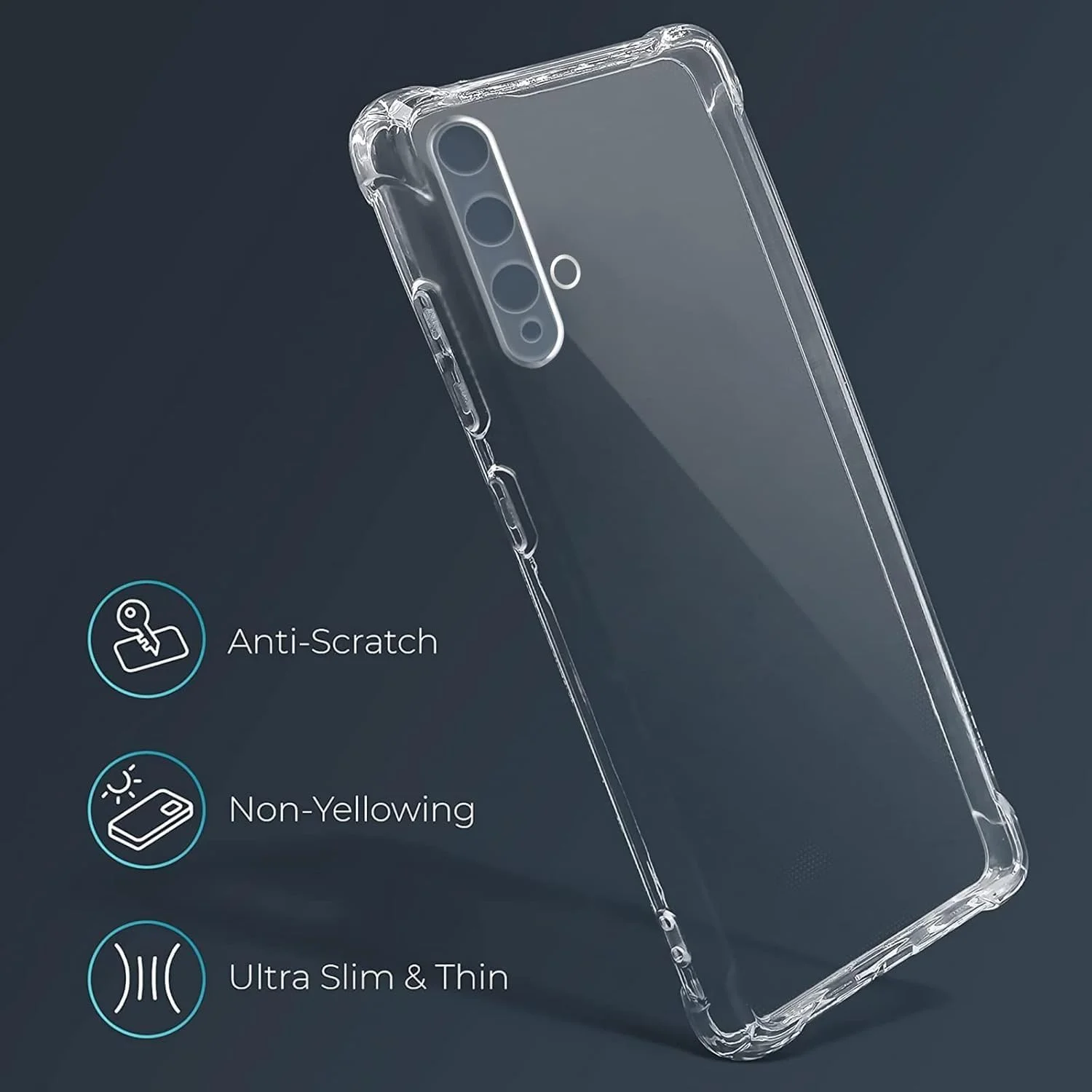 کاور محافظ گوشی Maxfim برای Honor 20 / Huawei Nova 5T، کاور شفاف کریستالی فوق العاده نازک، کاور محافظ TPU سبک و مقاوم در برابر ضربه برای Honor 20 / Huawei Nova 5T