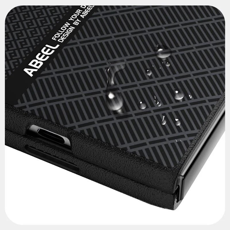 کاور گوشی هوآوی میت X3/X5، طرح برجسته فیبر کربن هندسی، فوق العاده نازک [سازگار با Mag-Safe] (C)