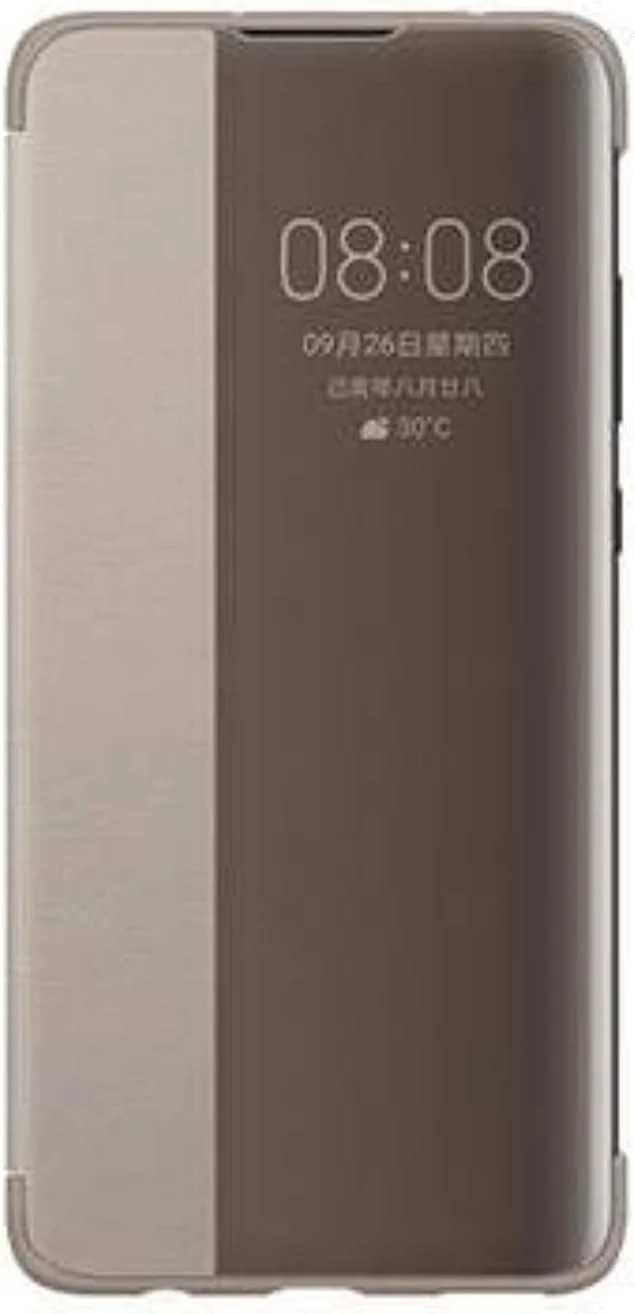 کاور هوشمند محافظ صفحه نمایش Huawei Mate 30 Pro - رنگ خاکی