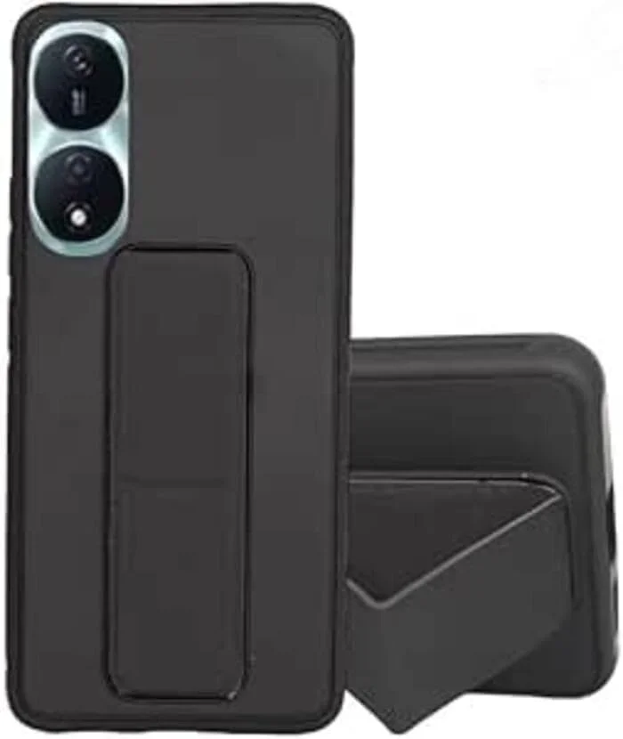 کاور محافظ آهنربایی BURAQ برای هوآوی نوا 9 SE، کاور باریک ضد ضربه با استند، کاور محافظ سیلیکونی برای هوآوی نوا 9 SE - مشکی