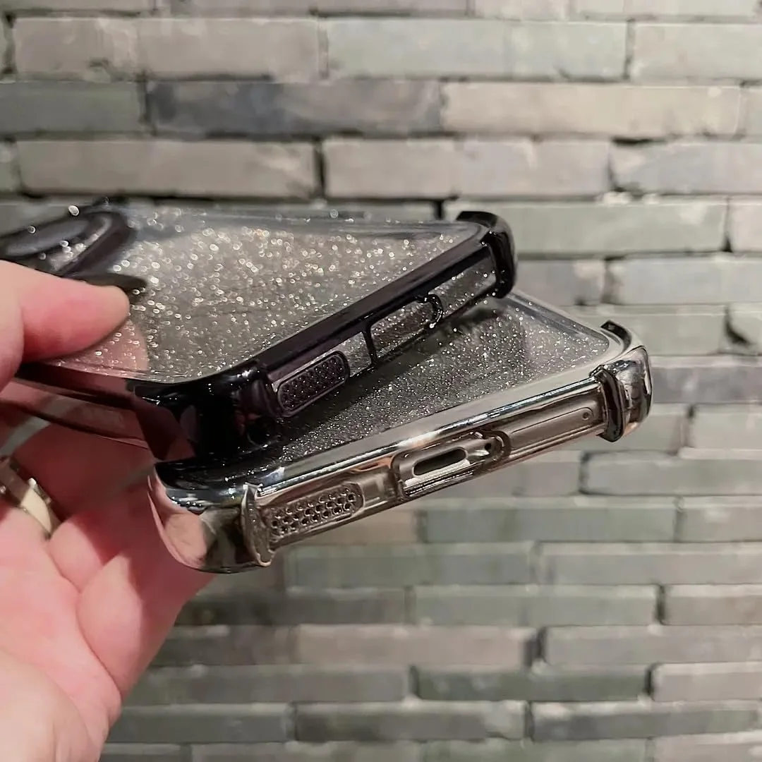 قاب پشتی سازگار با هوآوی Pura 80 Ultra/P80 pro/pro+ / P80، یک قاب با دو کاربرد، با مقوای براق گرادیانی جداشدنی و محافظ فیلم لنز قاب Pura 80 (مشکی، هوآوی Pura 80 Ultra)