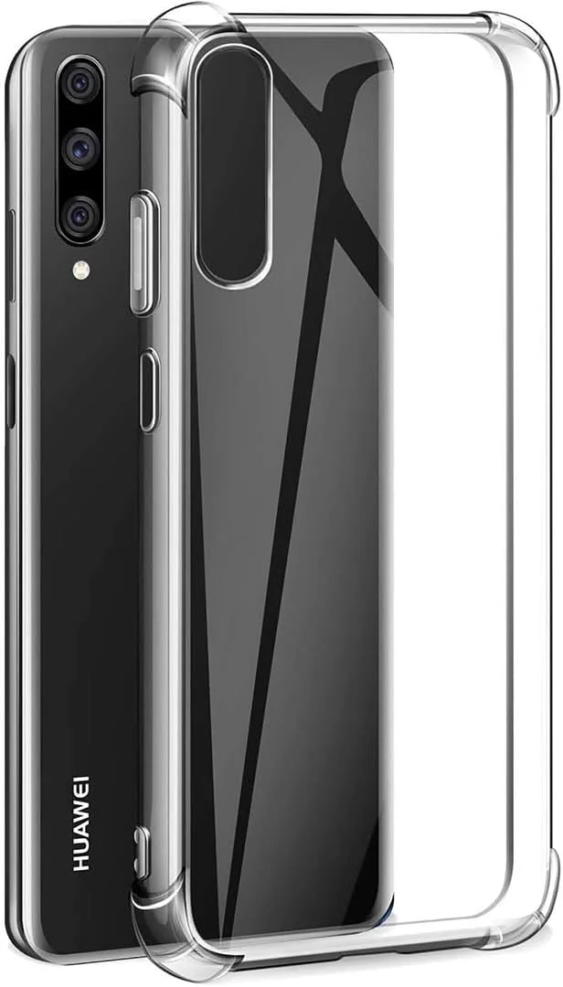 کاور شفاف Huawei Y9S، کاور گوشی TPU با قابلیت جذب شوک و گوشه های تقویت شده، نرم و انعطاف پذیر و محافظ بامپر شفاف