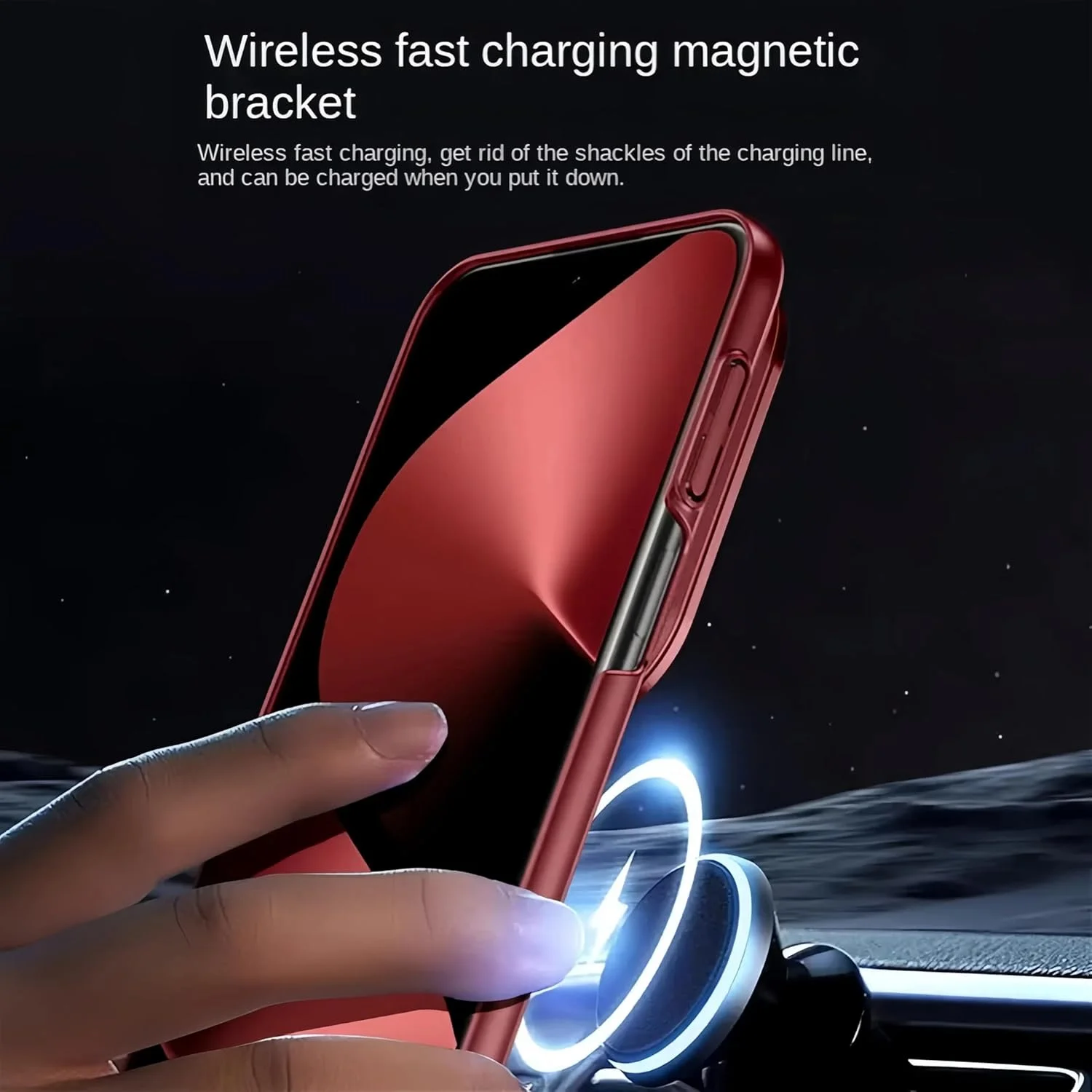 کاور محافظ شفاف مغناطیسی سازگار با هوآوی Pura 80 Ultra، دارای آهنربای داخلی و پایه لنز، پوشش ضد افتادن با روکش آبکاری شده و نگهدارنده لنز شفاف (طلایی)