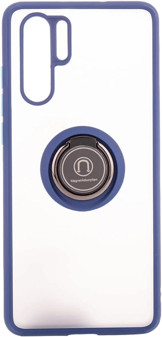 کاور محافظ دوربین باریک و نیمه شفاف مات ضد ضربه Muzz به همراه حلقه مغناطیسی چرخان 360 درجه مناسب برای هولدر ماشین، مخصوص گوشی هوآوی P30 Pro