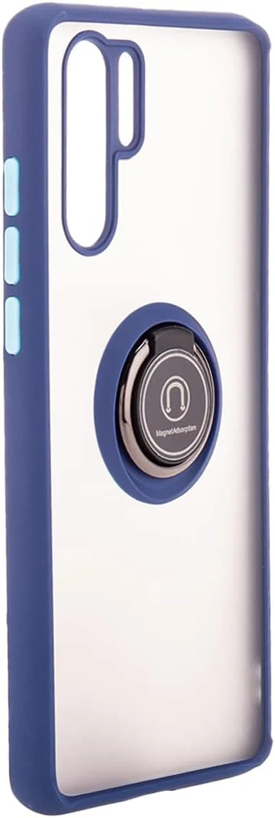 کاور محافظ دوربین باریک و نیمه شفاف مات ضد ضربه Muzz به همراه حلقه مغناطیسی چرخان 360 درجه مناسب برای هولدر ماشین، مخصوص گوشی هوآوی P30 Pro