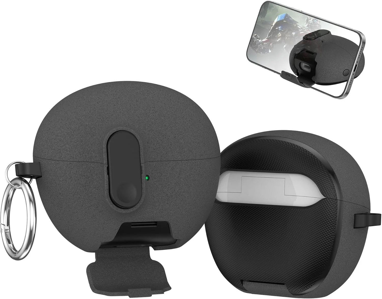 محافظ قفل ایمنی سازگار با هدفون بی سیم HUAWEI FreeClip، پوشش محافظت کامل در برابر افتادن با پایه نگهدارنده تلفن