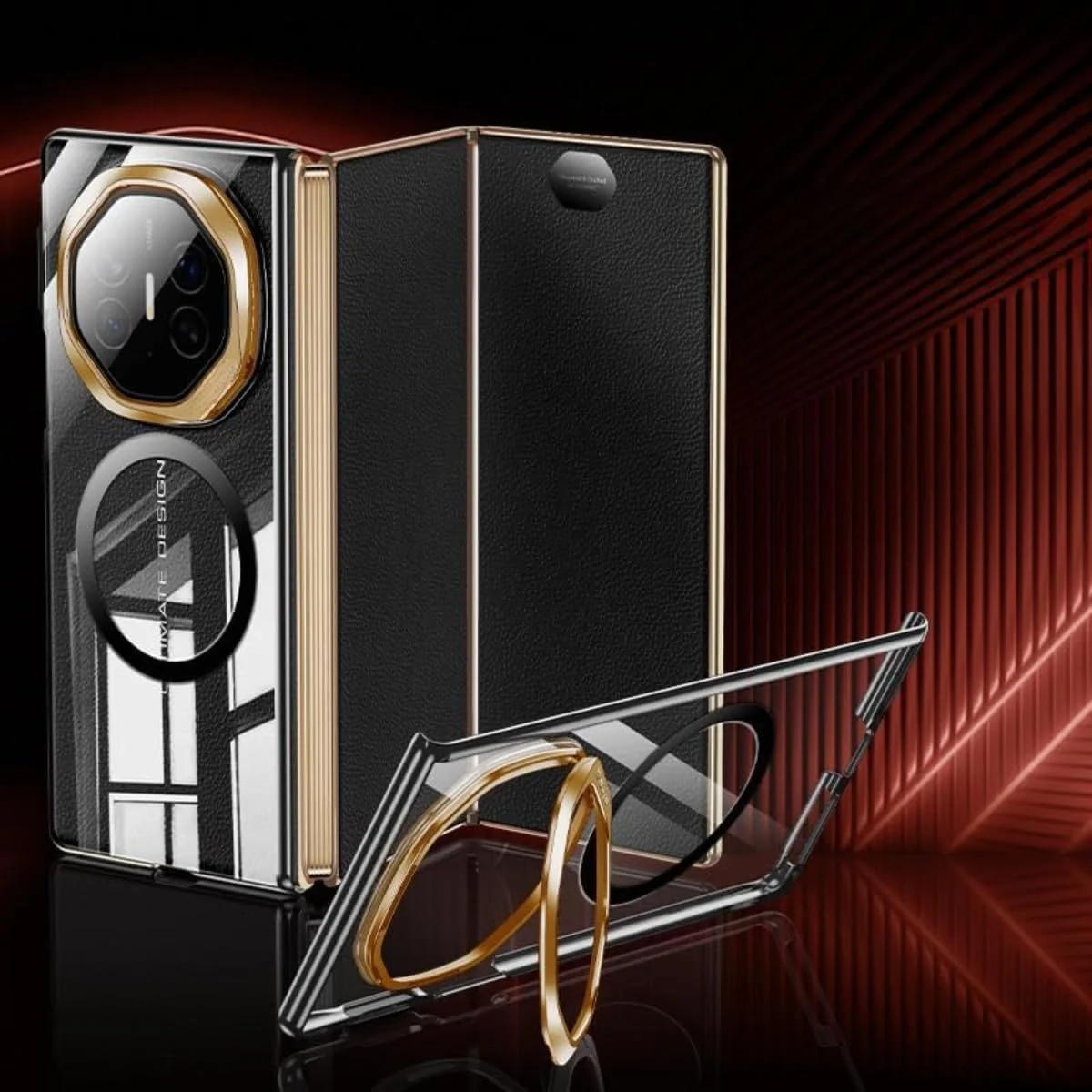 کاور شفاف Gruattreay برای هوآوی Mate XT Ultimate (2024)، سازگار با Mag-Safe، کاور موبایل شفاف ضد زردی و ضد لک با آبکاری الکتریکی برای Mate XT Ultimate (مشکی) کاور شفاف Gruattreay برای هوآوی Mate XT Ultimate (2024)، سازگار با Mag-Safe، کاور موبایل شفاف ضد زردی و ضد لک با آبکاری الکتریکی برای Mate XT Ultimate (مشکی)