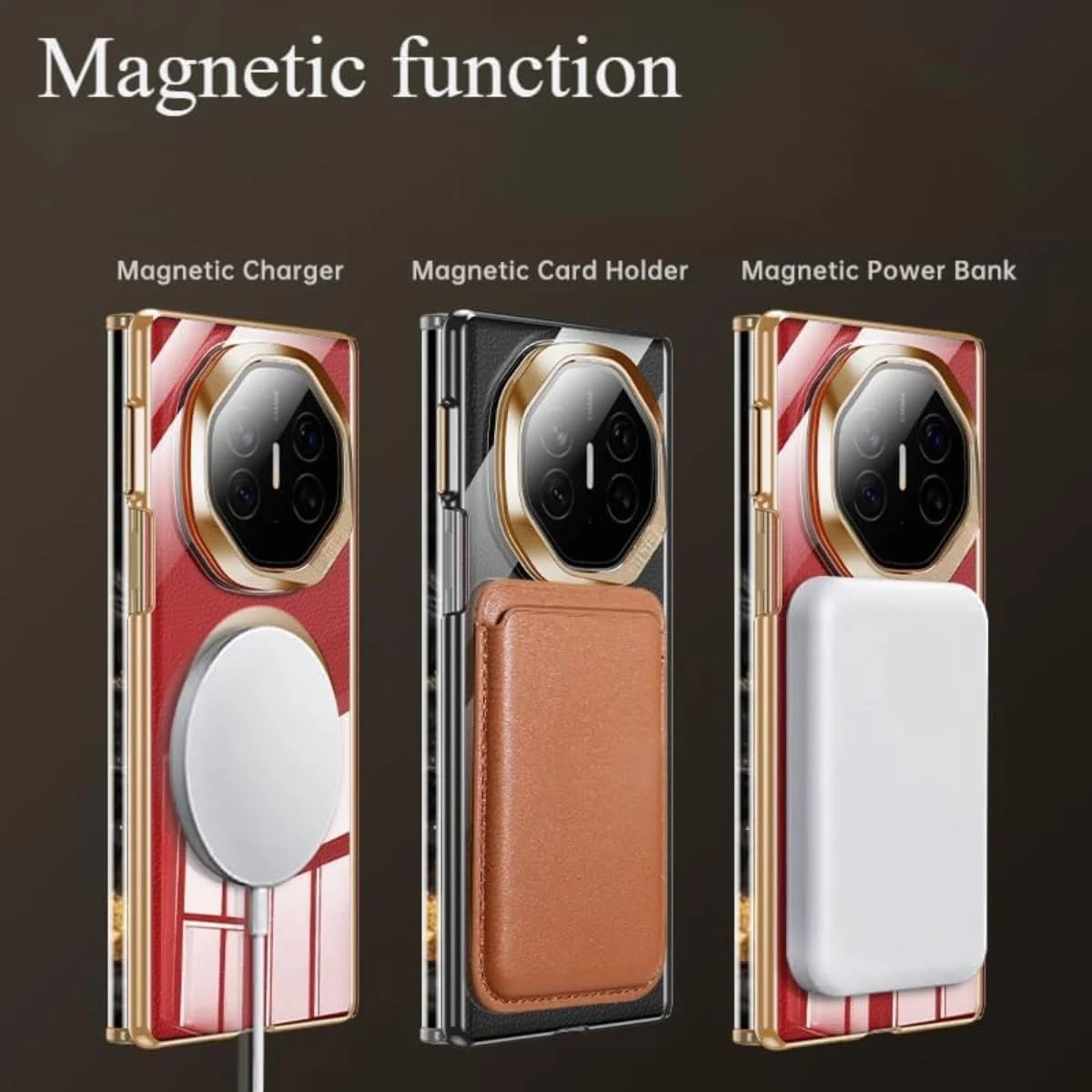 کاور شفاف Gruattreay برای هوآوی Mate XT Ultimate (2024)، سازگار با Mag-Safe، کاور موبایل شفاف ضد زردی و ضد لک با آبکاری الکتریکی برای Mate XT Ultimate (مشکی) کاور شفاف Gruattreay برای هوآوی Mate XT Ultimate (2024)، سازگار با Mag-Safe، کاور موبایل شفاف ضد زردی و ضد لک با آبکاری الکتریکی برای Mate XT Ultimate (مشکی)