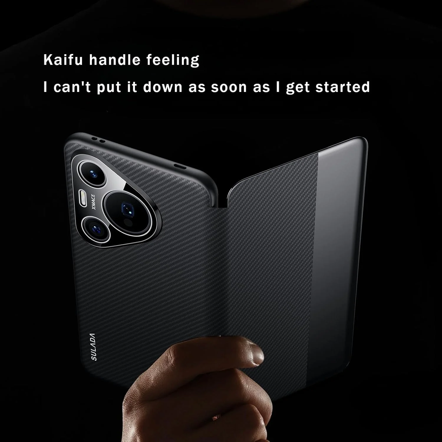 کاور محافظ گوشی هوآوی Pura 70 Ultra، کاور هوشمند تاشو، کاور مغناطیسی هوشمند، حالت بیدارباش/خواب خودکار، مناسب برای Pura 70 Ultra (بنفش)