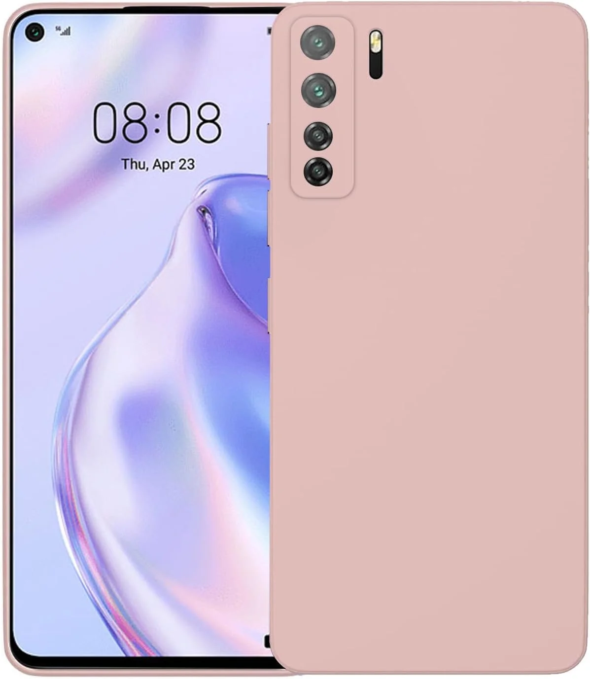 قاب محافظ باریک گوشی هوآوی P40 Lite 5G، پوشش سیلیکونی با محافظت از دوربین، داخلی نرم و انعطاف پذیر (صورتی، برای P40 Lite 5G) قاب محافظ باریک گوشی هوآوی P40 Lite 5G، پوشش سیلیکونی با محافظت از دوربین، داخلی نرم و انعطاف پذیر (صورتی، برای P40 Lite 5G)