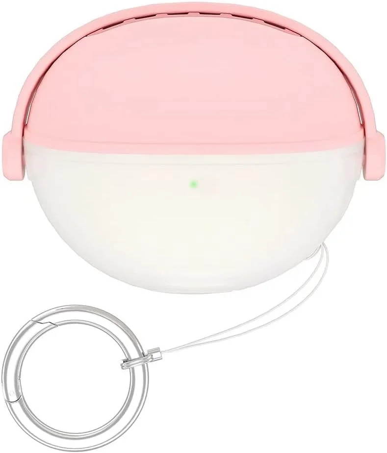 کاور محافظ سازگار با Huawei FreeClip به همراه جاذب ضربه سیلیکونی نرم و جاکلیدی برای آقایان و بانوان، صورتی