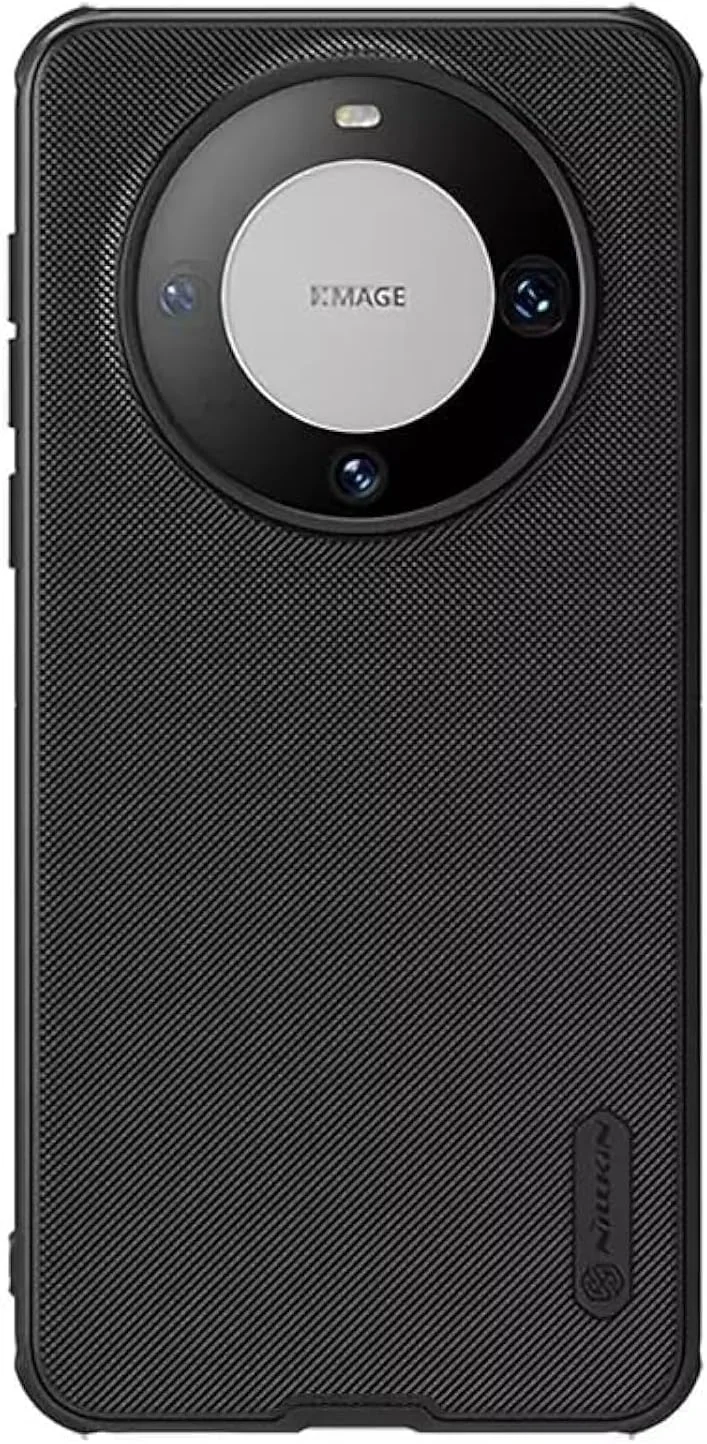 قاب محافظ مغناطیسی Nillkin Super Frosted Shield Pro برای Huawei Mate 60 – زره هیبریدی مقاوم با حلقه مغناطیسی، محافظ گوشه، پوشش مات و تناسب دقیق – مشکی