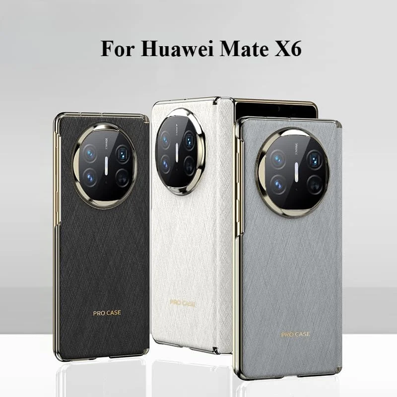 قاب محافظ گوشی هوآوی میت X6، روکش مغناطیسی ضد ضربه با محافظ لولا، پوشش محافظ تاشو فوق العاده نازک برای میت X6 (سفید)