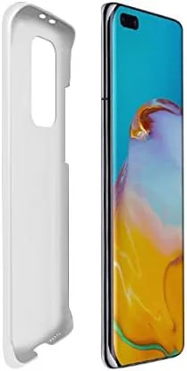 قاب محافظ گوشی هوآوی P40 Pro، سری Slim Snap Basic، کاور سفارشی موبایل، محافظ PC سخت با روکش مات - طرح شاخه های ظریف