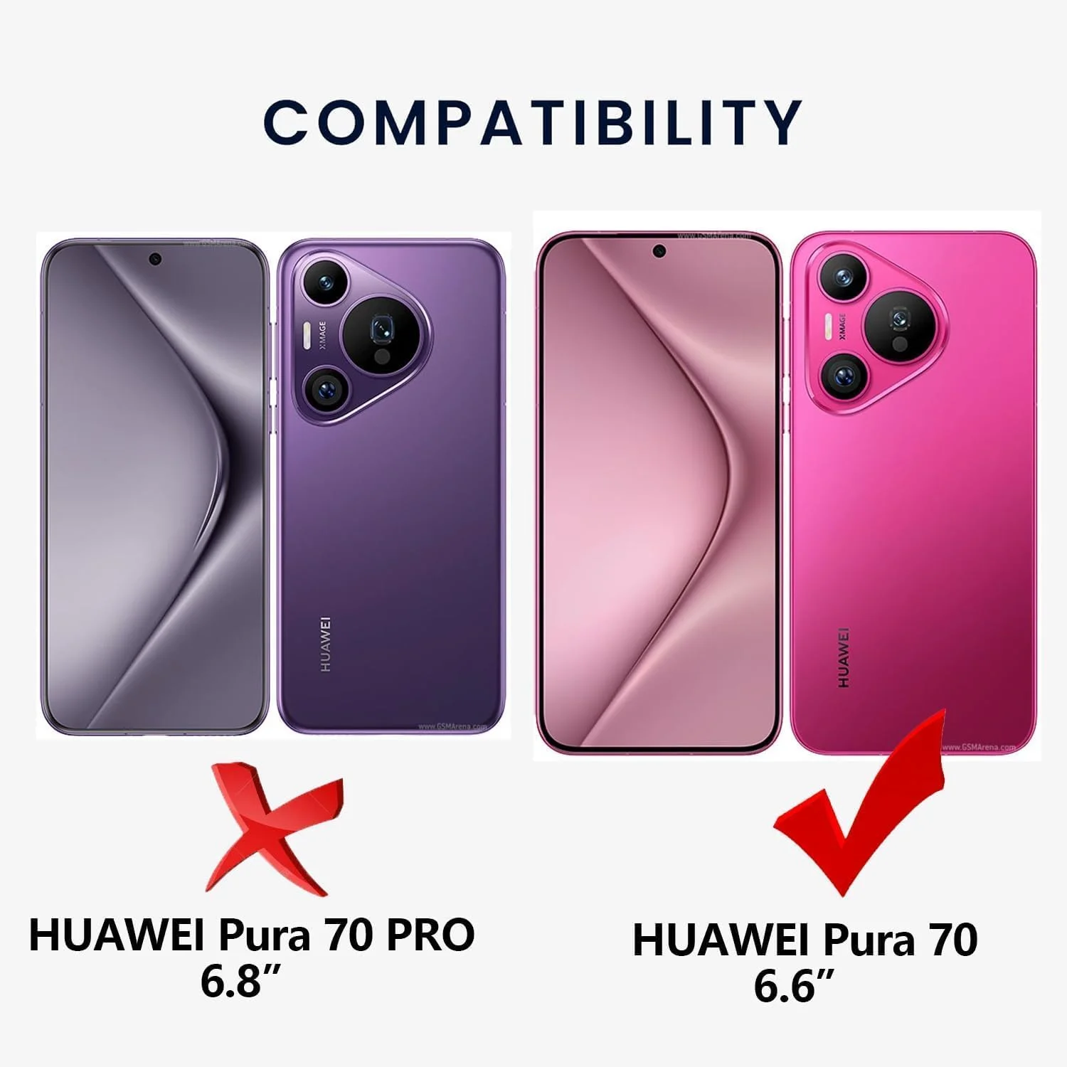 کاور شفاف گوشی کوتولی برای هوآوی پورا 70 با محافظت ضد ضربه (شفاف برای پورا 70)